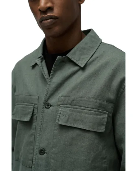 Chemise Overshirt Homme Lin Coton Lavé