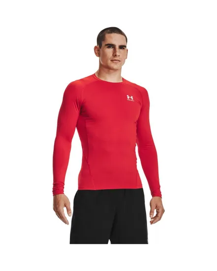 T-Shirt ML Homme UA HG ARMOUR COMP LS Rouge