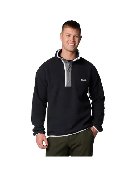 Polaire Homme HELVETIA II HALF SNAP FLEECE Noir