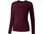 Sous-maillot manches longues Femme VERTEX Bordeaux