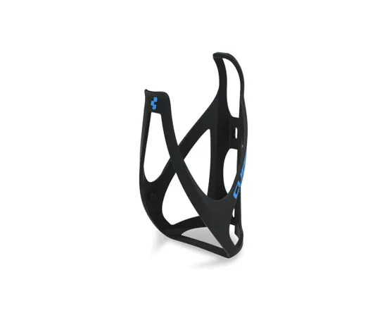 Bianchi - Porte-bidon en carbone modèle DELTA, couleur noir mat/bleu ciel, poids 27 grammes, code C9020119 Bianchi - Porte-bidon en carbone modèle DELTA, couleur noir mat/bleu ciel, poids 27 grammes, code C9020119
