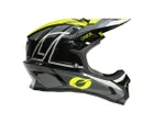 Casque intégral Unisexe SONUS SPLIT Noir/Jaune Néon