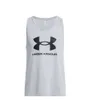 T-Shirt SS Manches Homme UA SPORTSTYLE LOGO TANK Gris