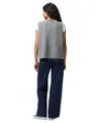 Gilet Femme Pcsilly Sl Rev Tie Vest