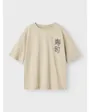 T-shirt Enfant NKMKANE SS RLX TOP PS NOOS Beige