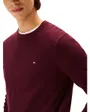 Pull col rond Homme PIMA ORG CTN CASHMERE CREW NECK Bordeaux