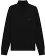 Pull col roulé Homme AKIRO S Noir