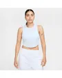 Débardeur Femme W NSW ESSNTL RIB CRP TANK Bleu