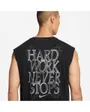 Débardeur Homme M NK TEE LSE SL TRAIN HRD WRK Noir