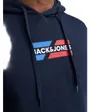 Sweat À Capuche Homme Jjcorp Graphic Sweat Hood Ln