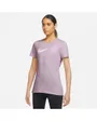 T-shirt manches courtes Femme W NK DRY TEE DFC CREW Violet