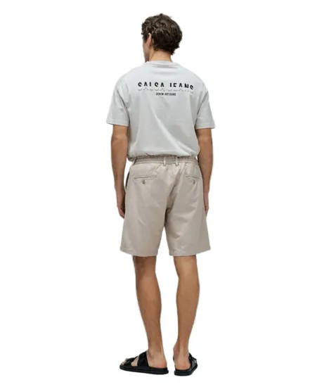 Short Homme Cotton Linen Garment Dye Set