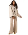Veste Femme Réversible Teddy Similicuir
