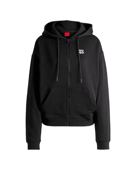 Sweat zippé à capuche Femme DALFINE Noir