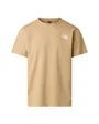 T-shirt Homme M NORTH FACES REGULAR SHORT SLEEVE TEE-G Beige