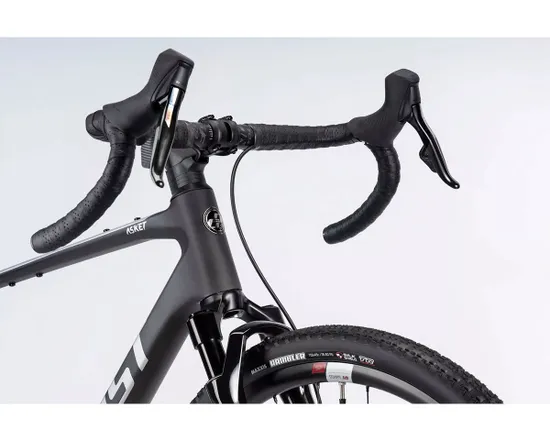 Vélo Gravel Unisexe ASKET CF 30 Noir/Argent