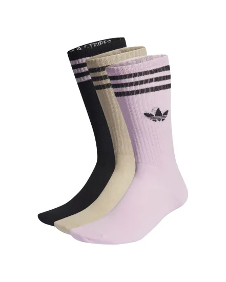 3 Paires de chaussettes Unisexe HIGH CREW SOCK Multicolore