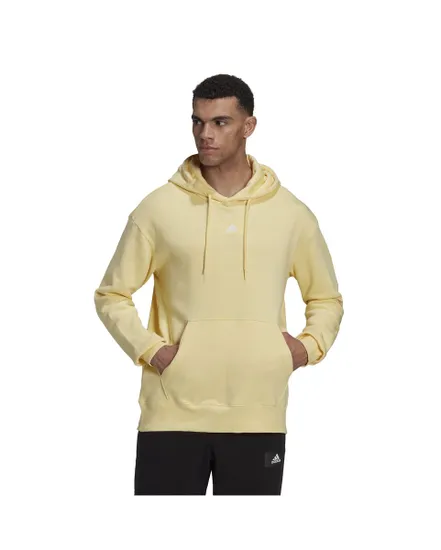 Sweatshirt à capuche manches longues Homme M FV HD Jaune