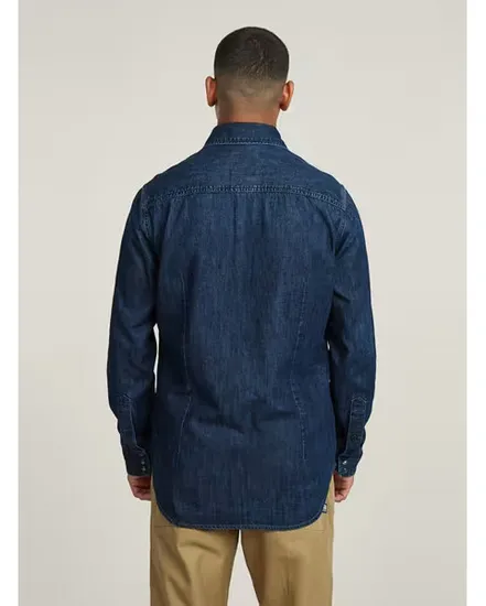 Chemise Homme DAKOTA SLIM SHIRT LS Bleu