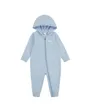 Combinaison Bébé NKN ESSENTIALS HOODED COVERALL Bleu