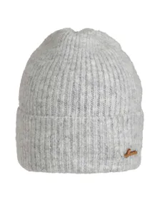 Bonnet Femme UNI A REVERS Gris