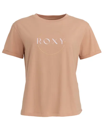 T-shirt Femme SPARKLE EVENING FINE ROUND TEE Beige