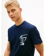 T-shirt Homme TJM REG CITY SIGN SS TEE EXT Bleu