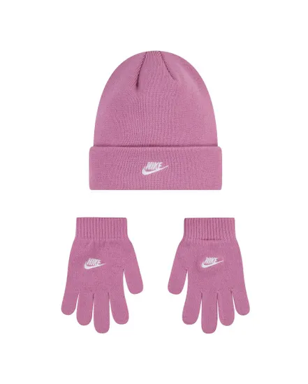 Ensemble bonnet et gants Enfant plus âgé CLUB BEANIE/GLOVE SET Rose