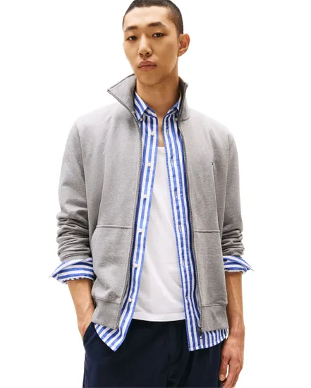 Sweat zippé Homme Essential Terry Stand Collar