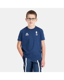 Tee-shirt enfant Village Equipe de France Olympique - Bleu
