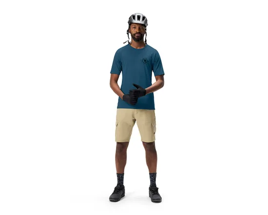 T-shirt manches courtes Homme LOOP TECH Bleu
