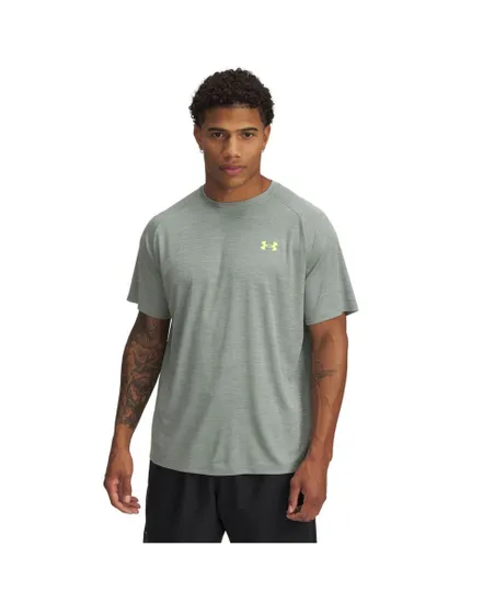 T-shirt Homme UA TECH TEXTURED SS Vert