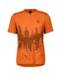 Maillot manches courtes Homme TRAIL FLOW ZIP Orange