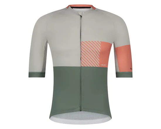 Maillot manches courtes Homme VELOCE Vert Métallisé