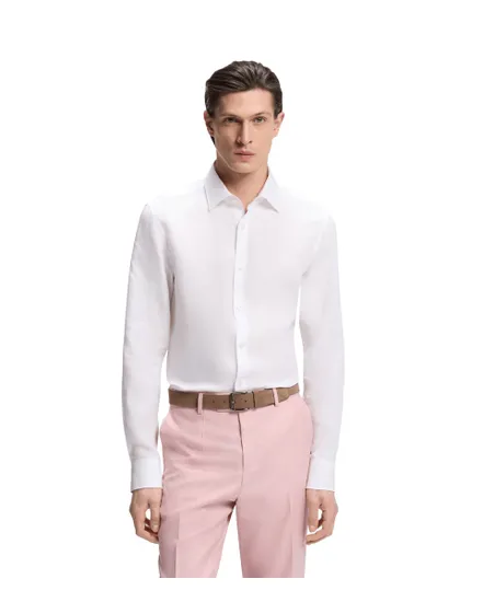 Chemise Homme BOSS Lin Bleu