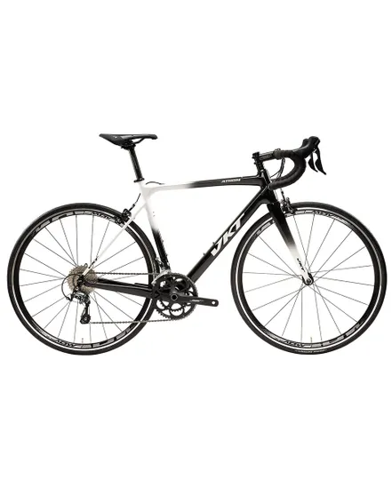 Vélo de route Unisexe ATHOM TIAGRA 2X10V Noir/Blanc