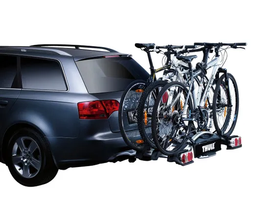 Porte-vélo sur attelage EUROWAY G2 3 VÉLOS Aluminium/Noir