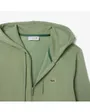Sweat zip à capuche Homme MEN S SWEATSHIRT FLEECE Vert