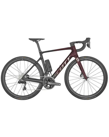 Vélo de route électrique Unisexe ADDICT RC ERIDE ULTIMATE Noir/Bordeaux