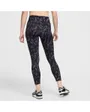 Legging Femme W NK DF ONE HR 7/8 TIGHT AOP Noir