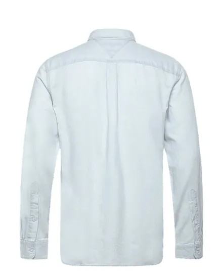 Chemise Homme CHAMBRAY POCKET RF BD SHIRT Bleu Clair