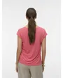 T-Shirt Femme VMFILLI SS V-Neck Tee Noos