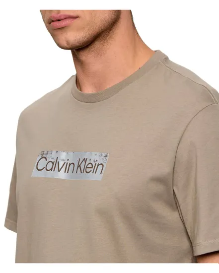 T-Shirt Homme Logo Métallique Calvin Klein