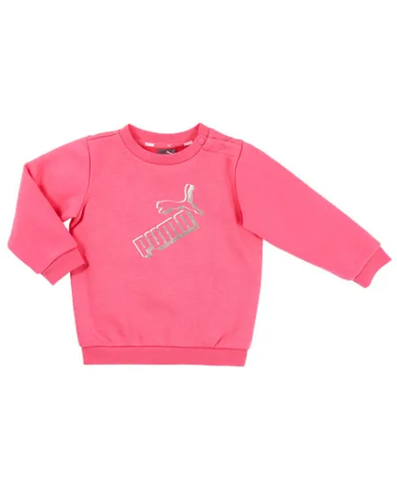 SURVETEMENT BB  MN ESS+ CRW JOGR FL ENFANT ROSE