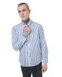 Chemise Homme Flex Poplin Nautical
