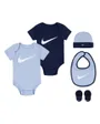 Coffret enfant Bébé NHN NIKE 5PC GIFT SET Bleu