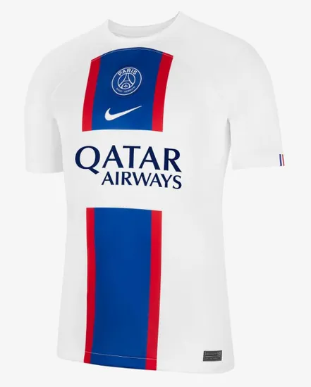 Maillot de football Homme PSG M NK DF STAD JSY SS 3R Blanc