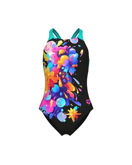 Maillot De Bain Fille Painting Swimsuit V Back