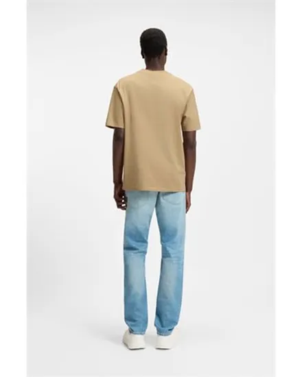 T-shirt col rond Homme DAPOLINO Beige Medium