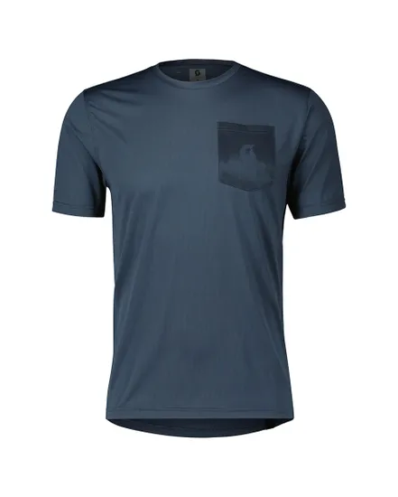 T-shirt manches courtes Homme GRAVEL 20 Bleu/Bleu foncé